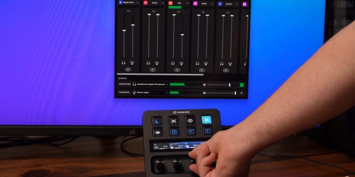 elgato stream deck + wave link
