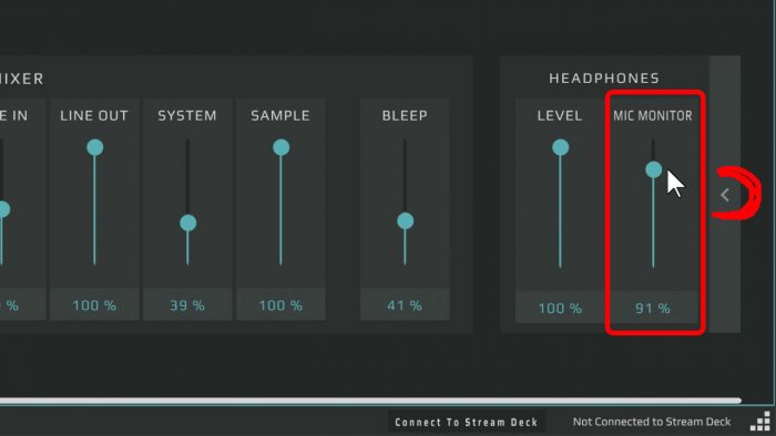 goxlr mixer monitoring micro