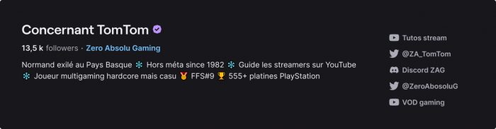 rédiger une bonne bio twitch