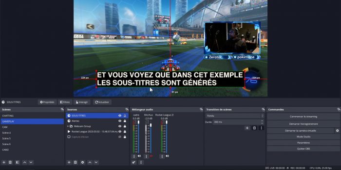 outil pubnub sous titres