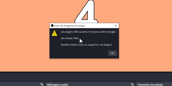 obs avertissement plugin périmé