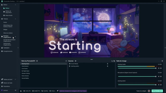 streamlabs desktop interface