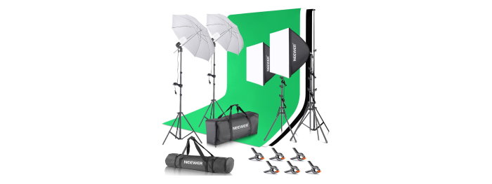 meilleur éclairage softbox