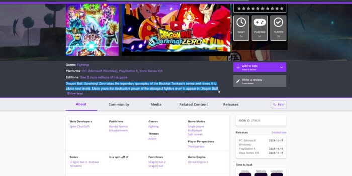 twitch extension igdb site