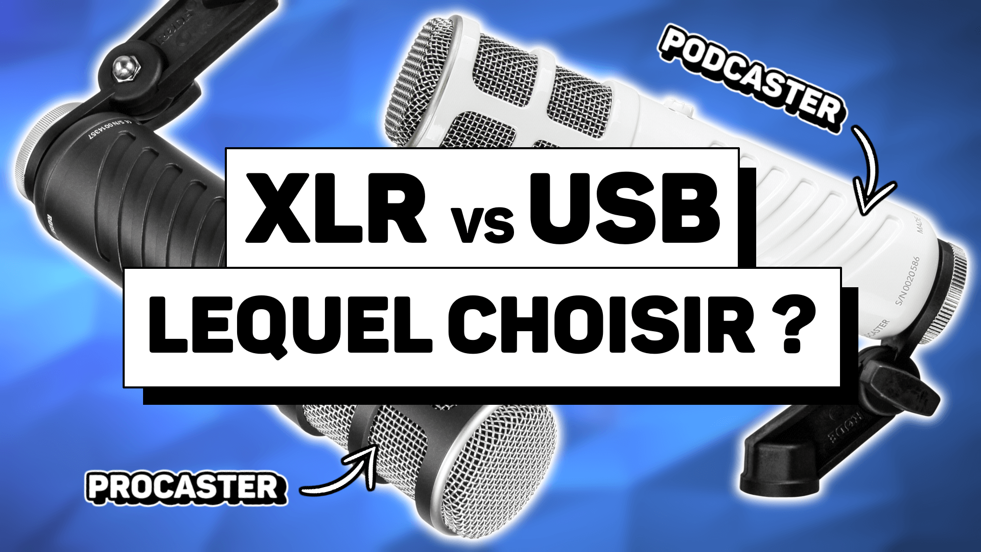 micro xlr vs usb lequel choisir pour stream