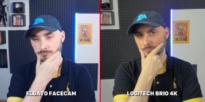 elgato facecam vs logitech brio meilleurs réglages manuels