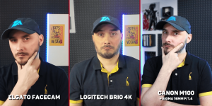 elgato facecam vs logitech brio vs canon m100
