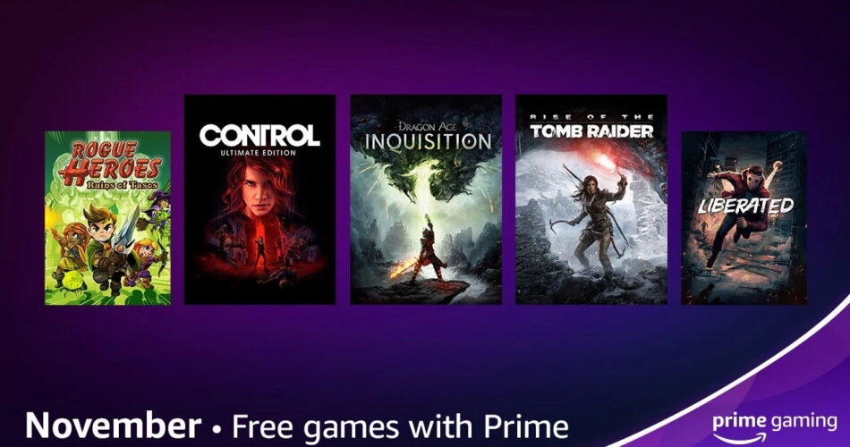 contenu offert prime gaming novembre 2021