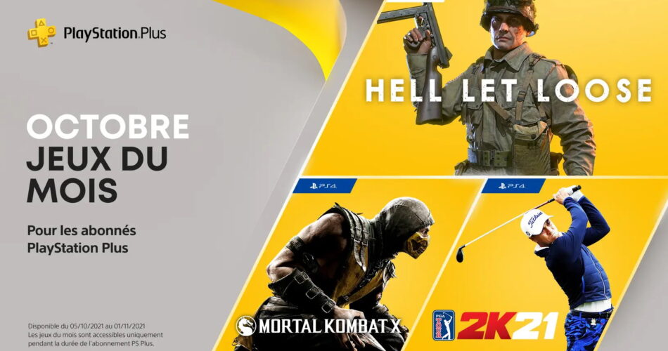 jeux offerts playstation plus octobre 2021