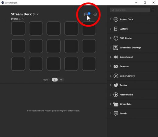 stream deck bouton du stream deck store