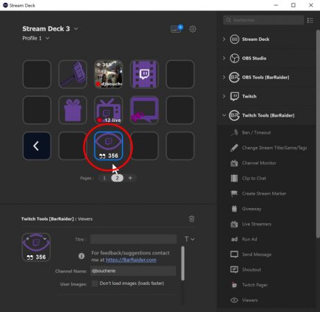 stream deck plugin twitch tools viewers