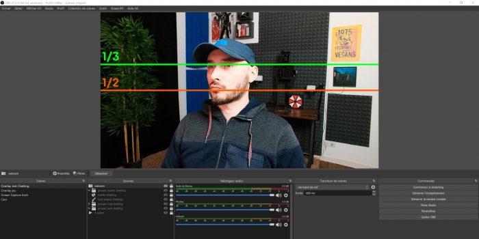 cadrage webcam niveau des yeux