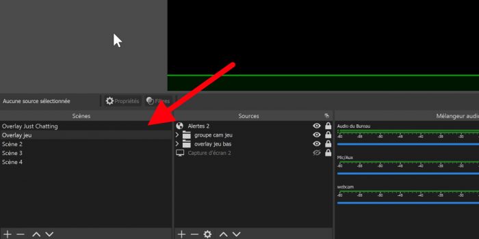 script obs next scene previous scene hotkey