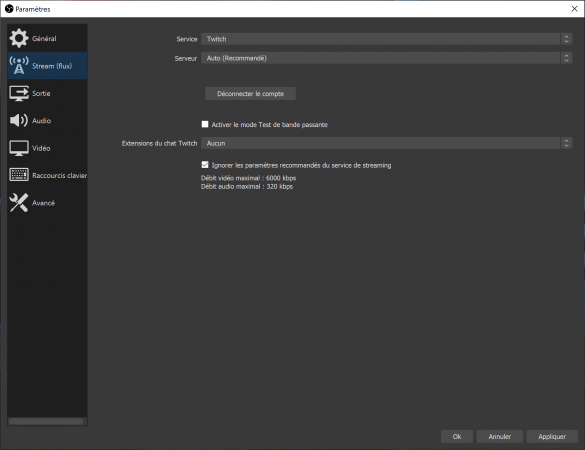 obs 2022 menu stream flux