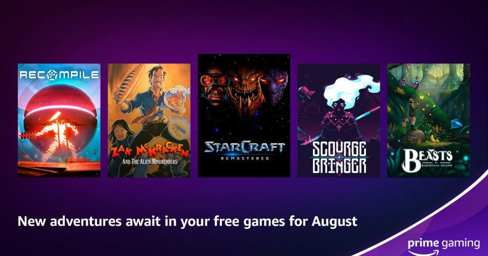 contenu offert prime gaming août 2022