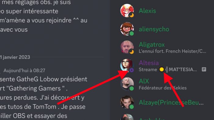 discord pastille violette live twitch