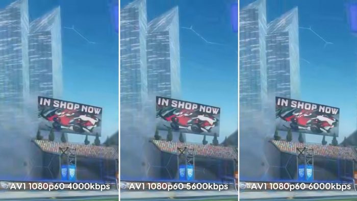 1080p60 av1 4000 vs 5600 vs 6000 zoom 1
