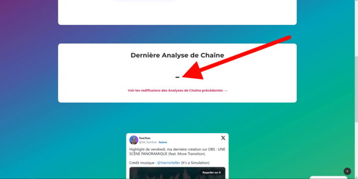lecteur twitch embed avec une taille ridicule