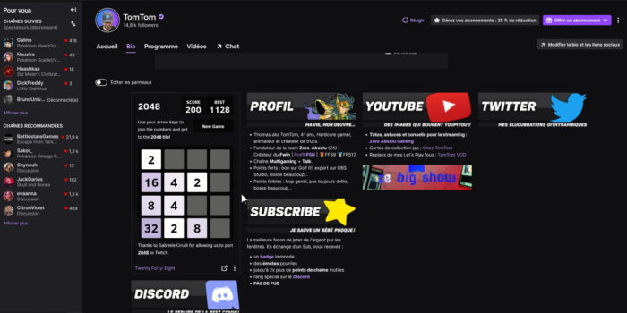 extension twitch 2048