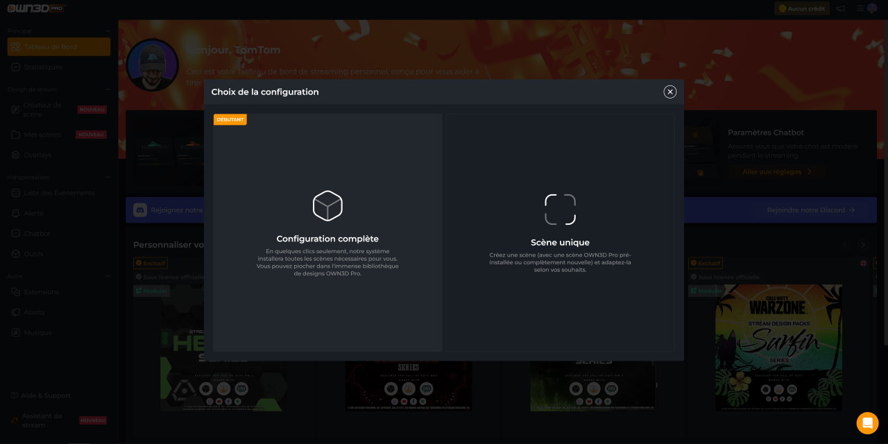 Own3d Error Code Installer des Overlays et Alertes avec Own3d PRO