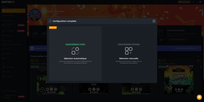own3d pro createur de scène configuration complète