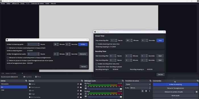obs studio plugin advanced output timer interface