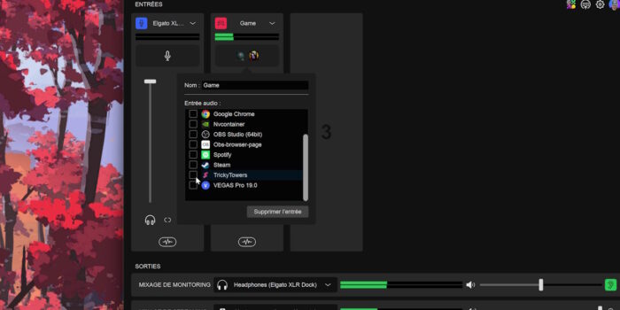 wave link ajout d'une entrée pour le jeu