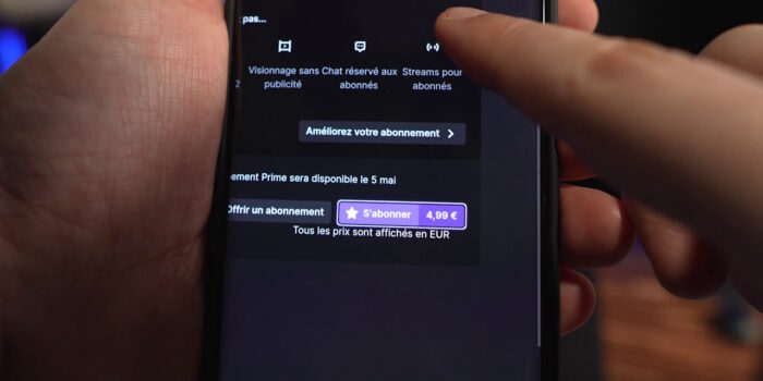 abonnement twitch au tarif normal sur mobile