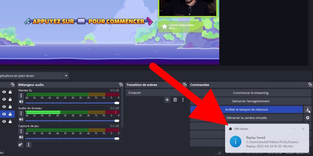 obs plugin hadowplay notification windows