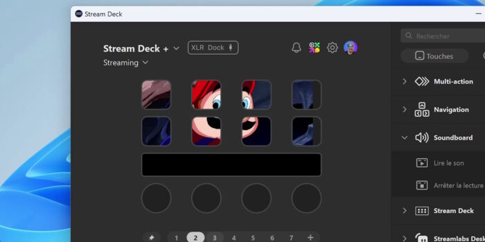 stream deck app fond d'écran personnalisé