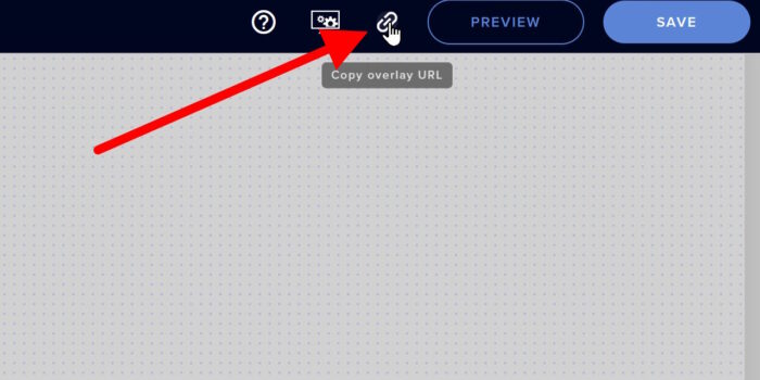 streamelements éditeur copier l'url de l'overlay