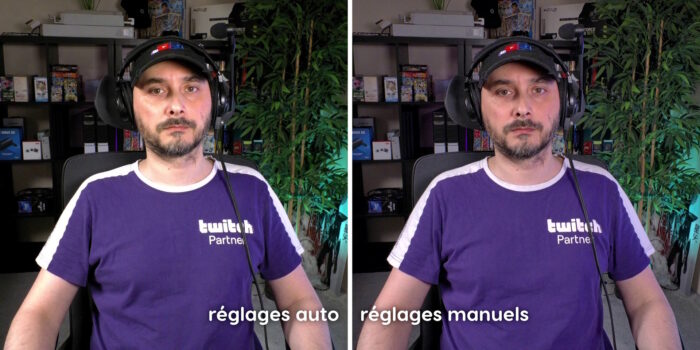 elgato facecam 4K réglages auto vs manuels