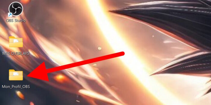 dossier obtenu après export du profil obs studio