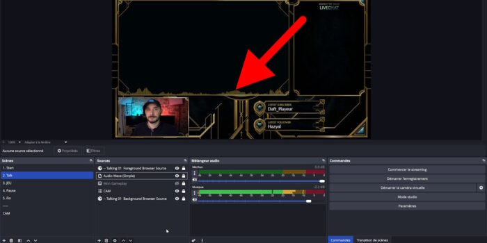 obs plugin audio waves exemple clean