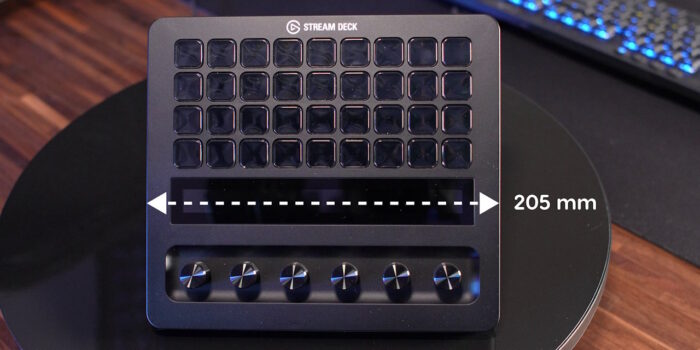 Stream Deck + XL dimensions largeur