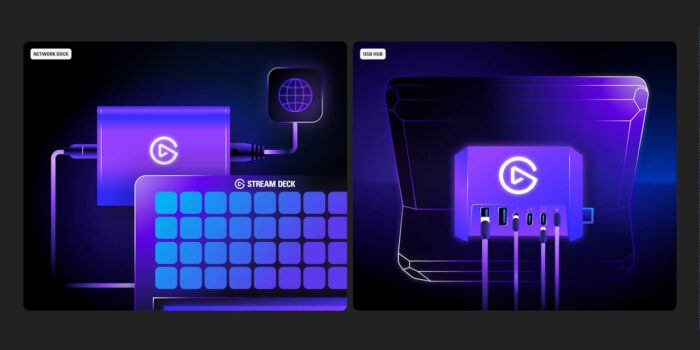 Stream Deck + XL docks compatibles