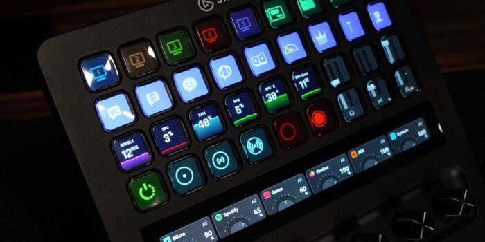 Stream Deck + XL touches utilisées pour monitoring hardware