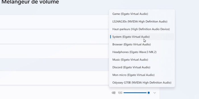 wave link noms des entrées pris en compte par windows