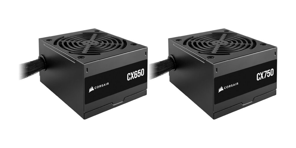 alimentations corsair cx650 et cx750 80plus bronze